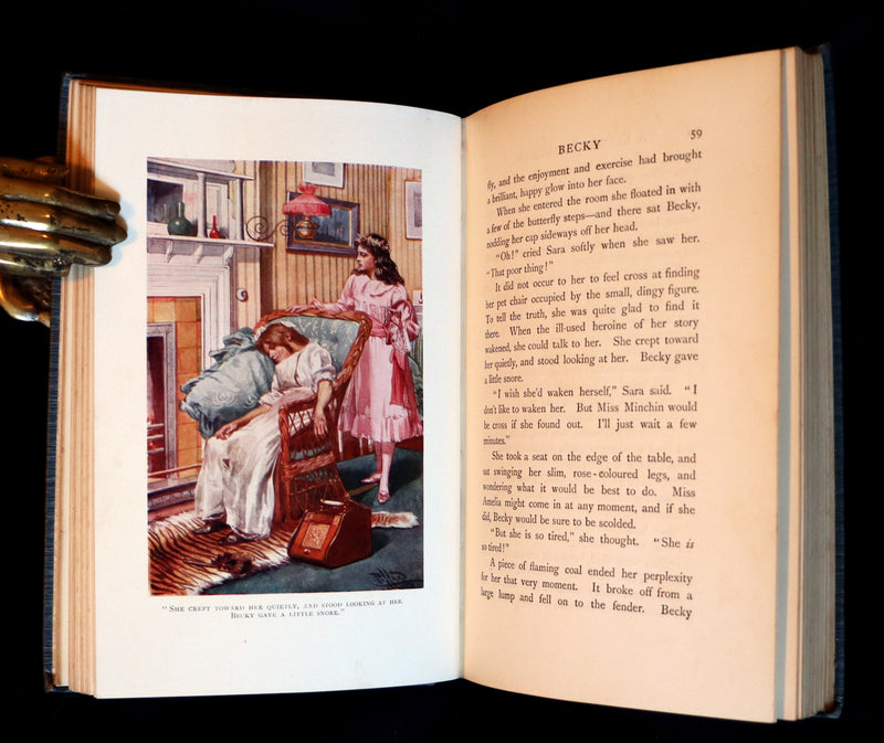 1905 Rare First Edition - A LITTLE PRINCESS by Frances Hodgson Burnett illustrated by Harold Piffard.