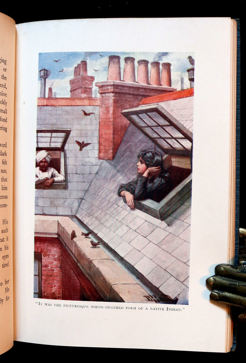 1905 Rare First Edition - A LITTLE PRINCESS by Frances Hodgson Burnett illustrated by Harold Piffard.