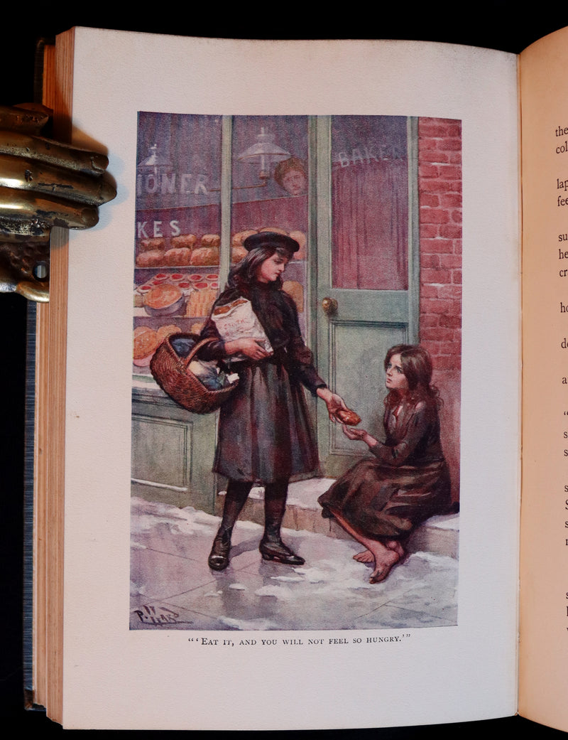 1905 Rare First Edition - A LITTLE PRINCESS by Frances Hodgson Burnett illustrated by Harold Piffard.