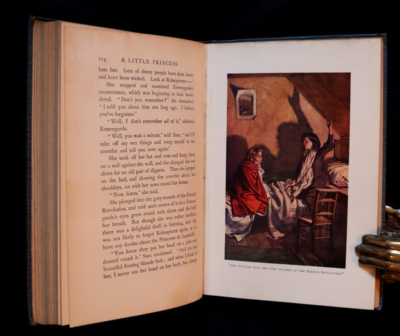 1905 Rare First Edition - A LITTLE PRINCESS by Frances Hodgson Burnett illustrated by Harold Piffard.
