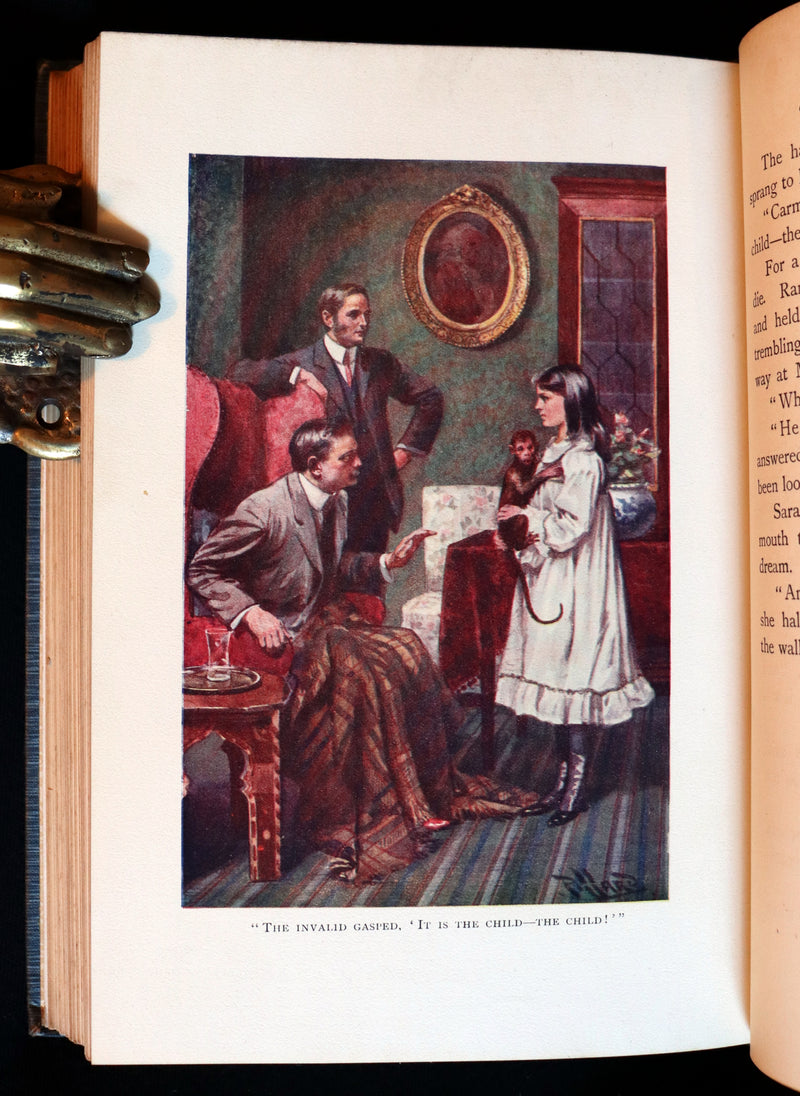 1905 Rare First Edition - A LITTLE PRINCESS by Frances Hodgson Burnett illustrated by Harold Piffard.