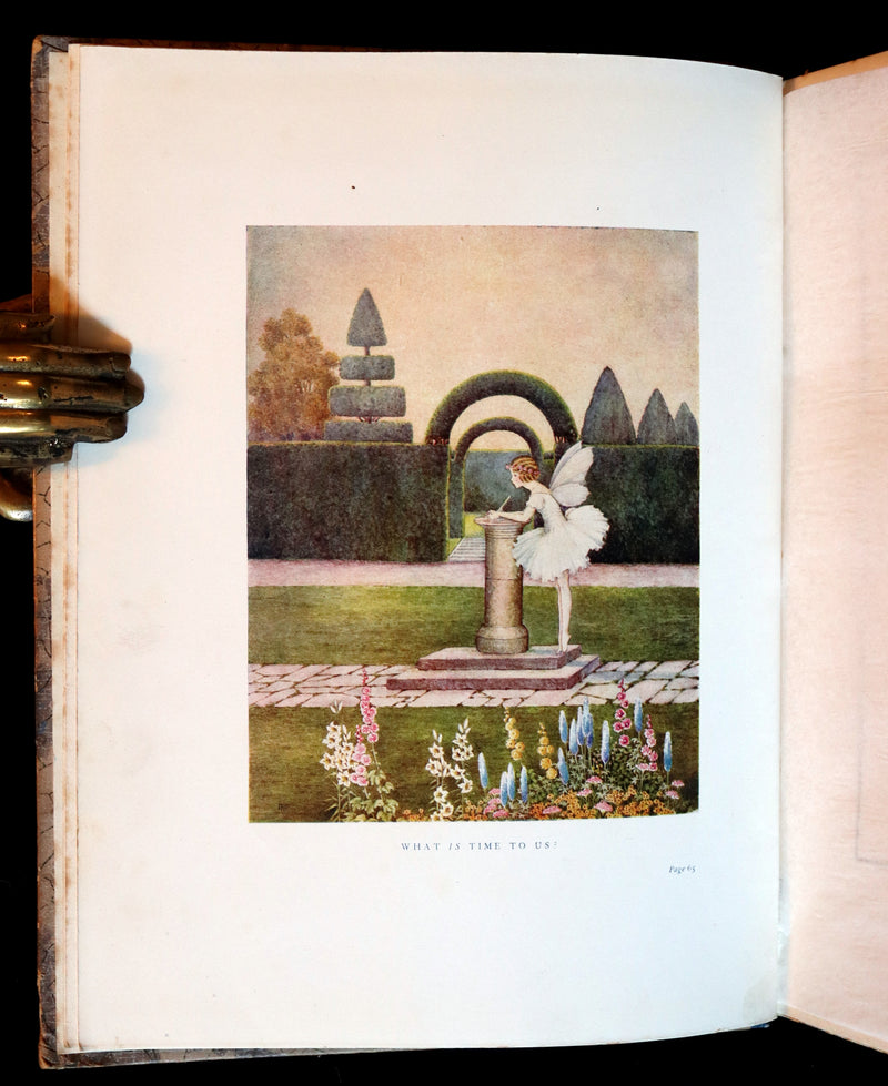 1928 Rare First Edition ~ Blossom A Fairy Story by Ida Rentoul Outhwaite - color illustrated.