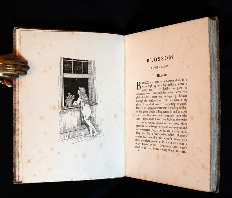 1928 Rare First Edition ~ Blossom A Fairy Story by Ida Rentoul Outhwaite - color illustrated.