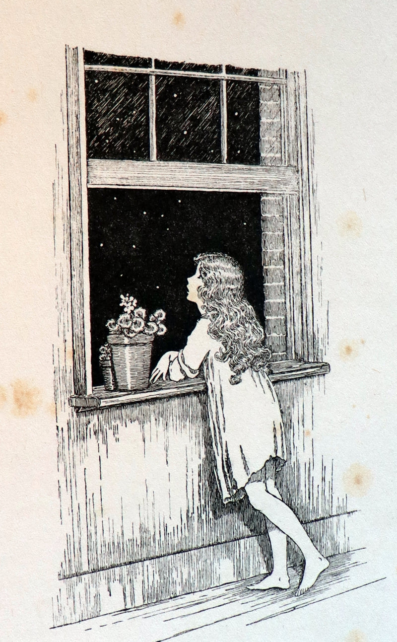 1928 Rare First Edition ~ Blossom A Fairy Story by Ida Rentoul Outhwaite - color illustrated.