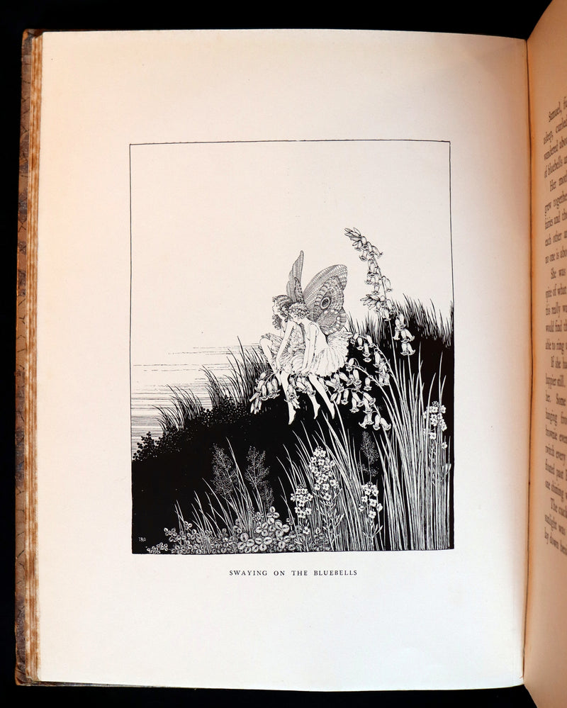 1928 Rare First Edition ~ Blossom A Fairy Story by Ida Rentoul Outhwaite - color illustrated.