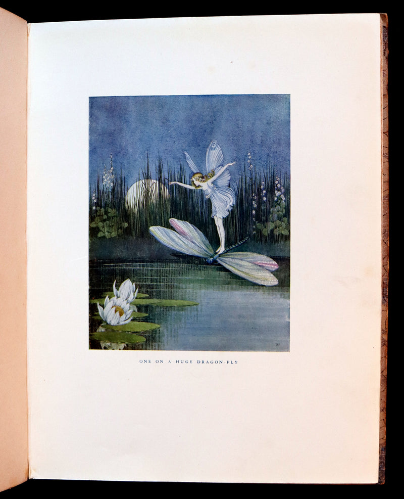 1928 Rare First Edition ~ Blossom A Fairy Story by Ida Rentoul Outhwaite - color illustrated.