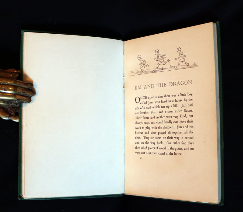 1929 Scarce 1st Edition - Jim and the Dragon by Susan Buchan, illustrated by George Morrow.