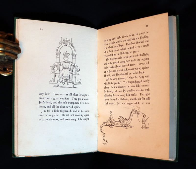 1929 Scarce 1st Edition - Jim and the Dragon by Susan Buchan, illustrated by George Morrow.