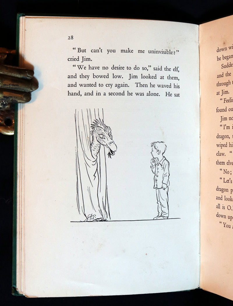 1929 Scarce 1st Edition - Jim and the Dragon by Susan Buchan, illustrated by George Morrow.