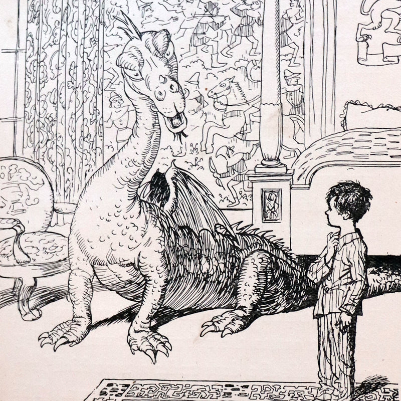 1929 Scarce 1st Edition - Jim and the Dragon by Susan Buchan, illustrated by George Morrow.
