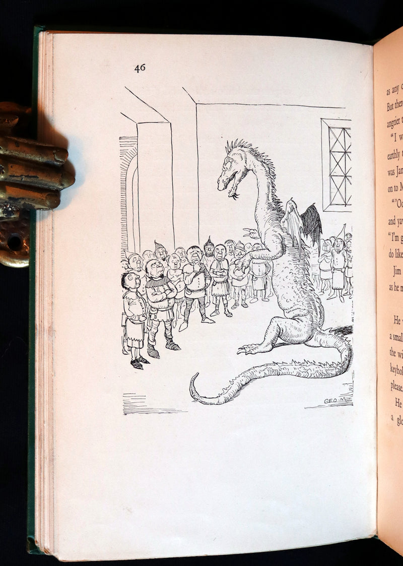 1929 Scarce 1st Edition - Jim and the Dragon by Susan Buchan, illustrated by George Morrow.
