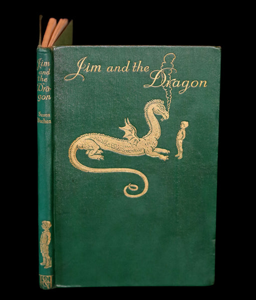 1929 Scarce 1st Edition - Jim and the Dragon by Susan Buchan, illustrated by George Morrow.