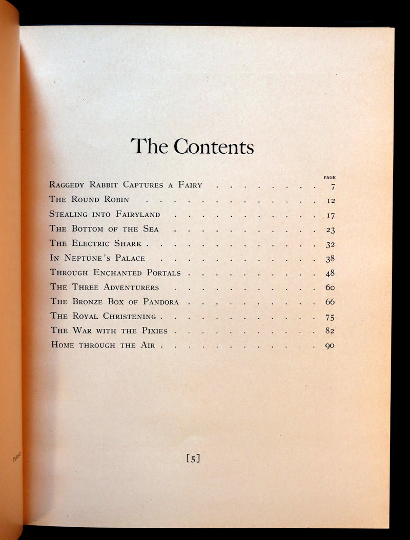 1930 Rare First Edition ~ The Raggedies In Fairyland illustrated by Harrison Cady.