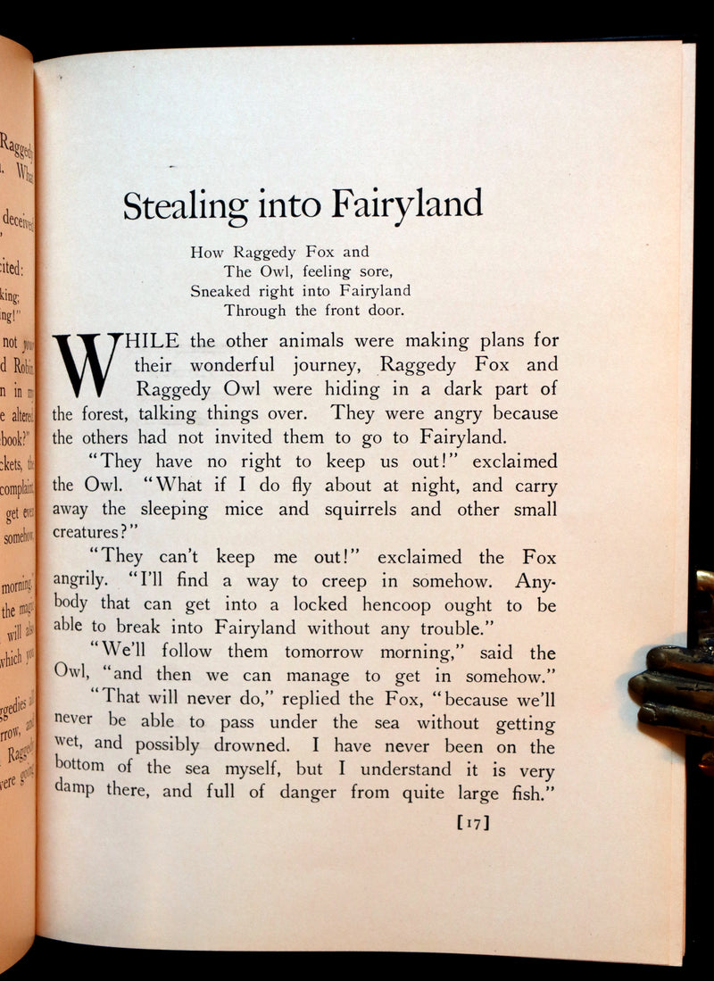 1930 Rare First Edition ~ The Raggedies In Fairyland illustrated by Harrison Cady.
