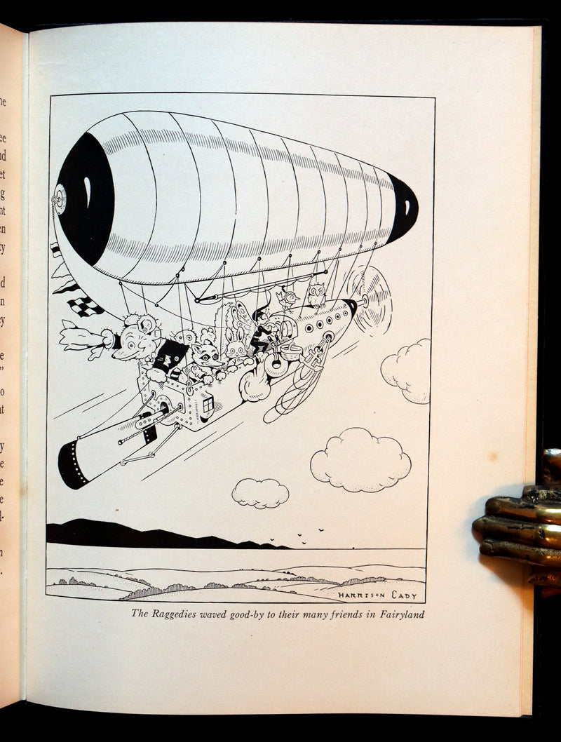 1930 Rare First Edition ~ The Raggedies In Fairyland illustrated by Harrison Cady.