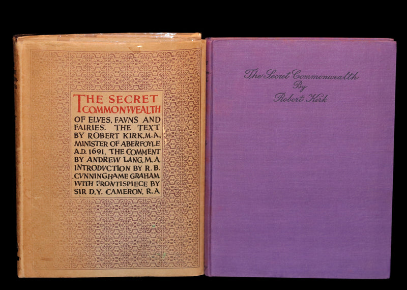 1933 Rare Book - The Secret Commonwealth of Elves, Fauns & Fairies by Robert Kirk.