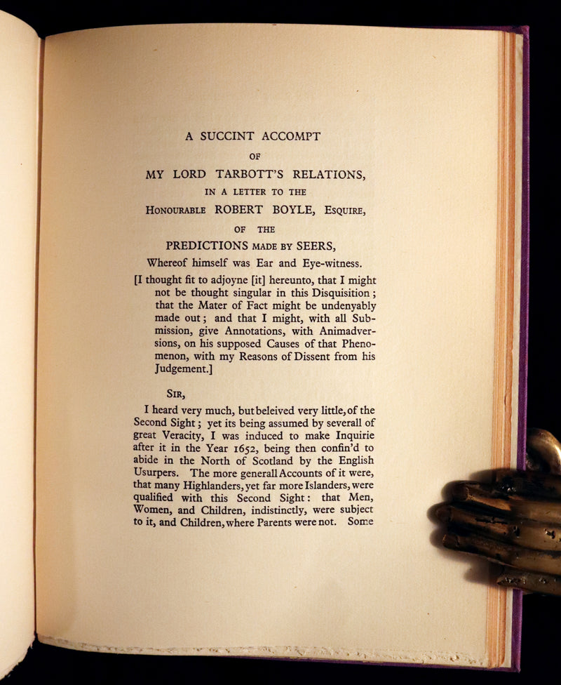 1933 Rare Book - The Secret Commonwealth of Elves, Fauns & Fairies by Robert Kirk.