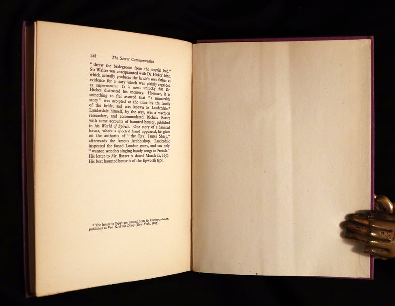 1933 Rare Book - The Secret Commonwealth of Elves, Fauns & Fairies by Robert Kirk.