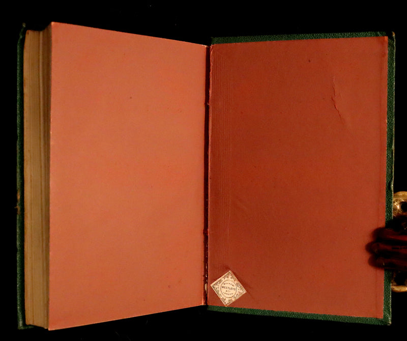 1863 Rare Victorian Book - The Pilgrim's Progress by John Bunyan. Color illustrated.