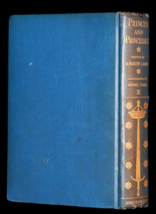 1908 Rare First Edition - THE BOOK OF PRINCES & PRINCESSES by Mrs. Lang & Andrew Lang.