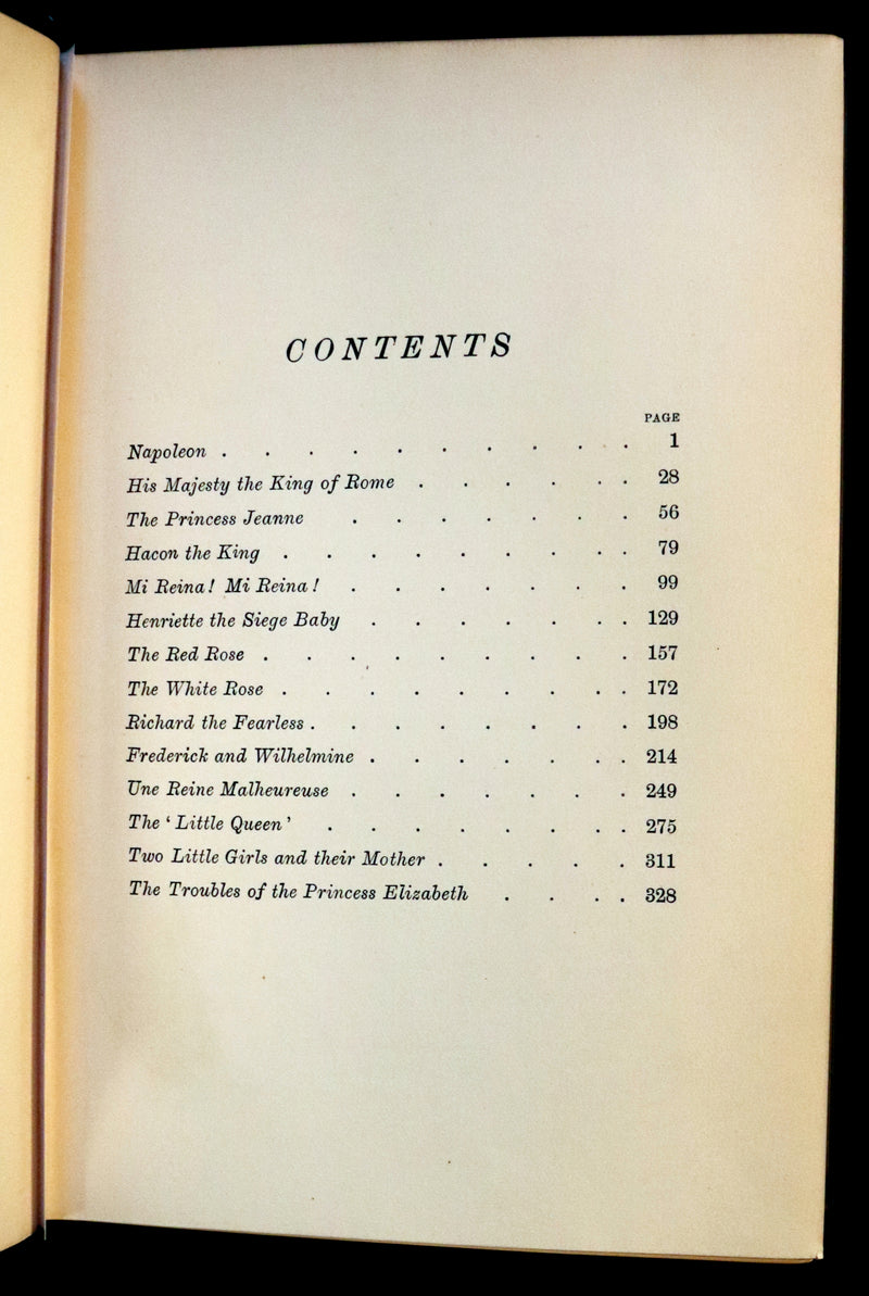 1908 Rare First Edition - THE BOOK OF PRINCES & PRINCESSES by Mrs. Lang & Andrew Lang.
