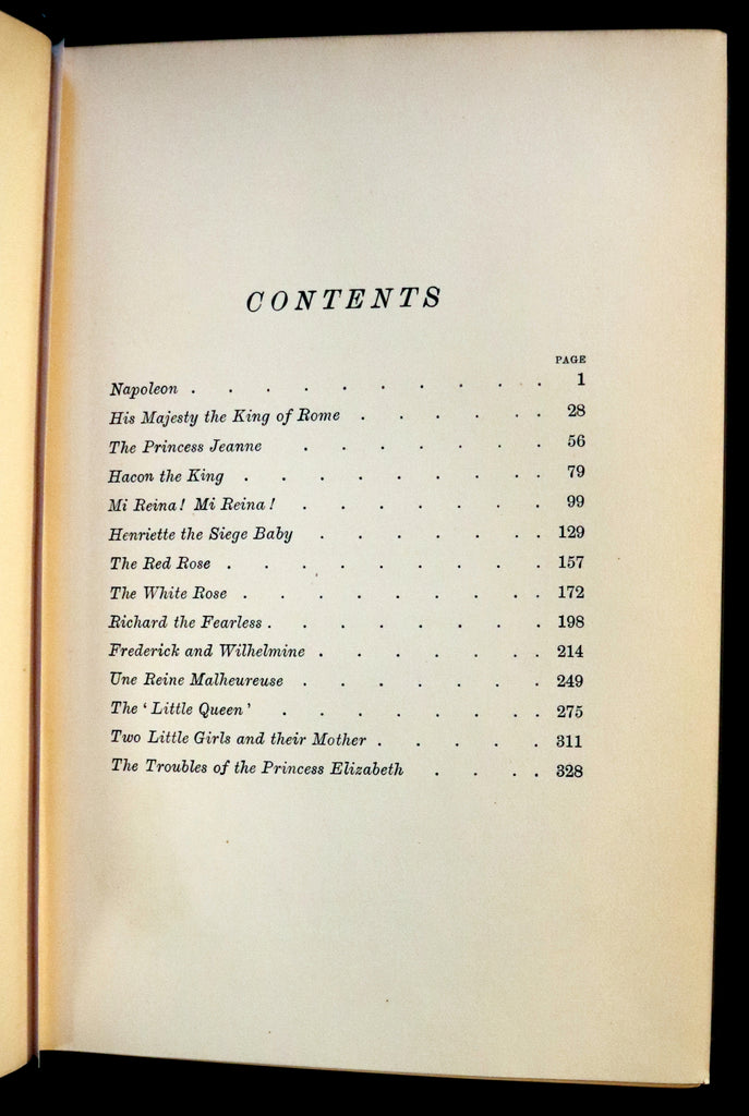 1908 Rare First Edition - THE BOOK OF PRINCES & PRINCESSES by Mrs. Lan ...