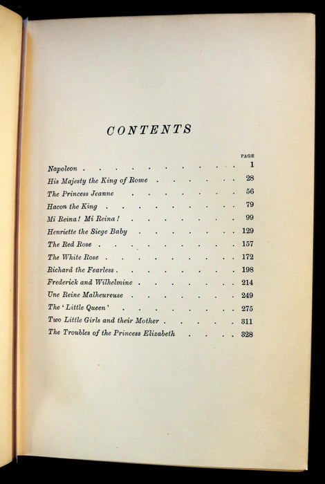 1908 Rare First Edition - THE BOOK OF PRINCES & PRINCESSES by Mrs. Lang & Andrew Lang.