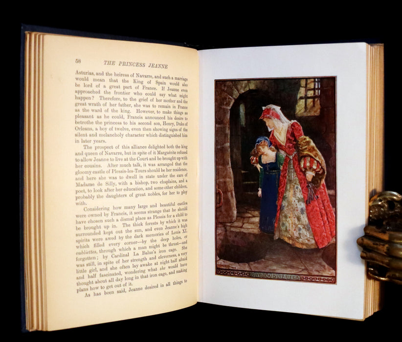 1908 Rare First Edition - THE BOOK OF PRINCES & PRINCESSES by Mrs. Lang & Andrew Lang.