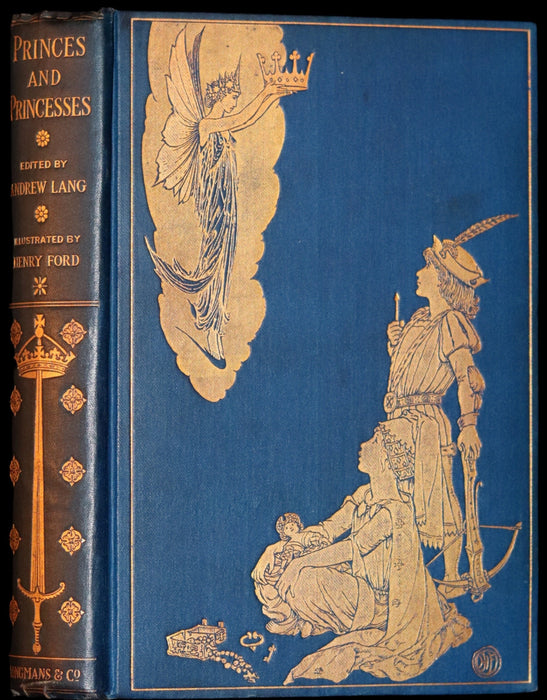 1908 Rare First Edition - THE BOOK OF PRINCES & PRINCESSES by Mrs. Lang & Andrew Lang.