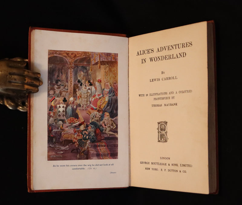 1907 Scarce Edition - ALICE's Adventures in Wonderland illustrated by Thomas Maybank.