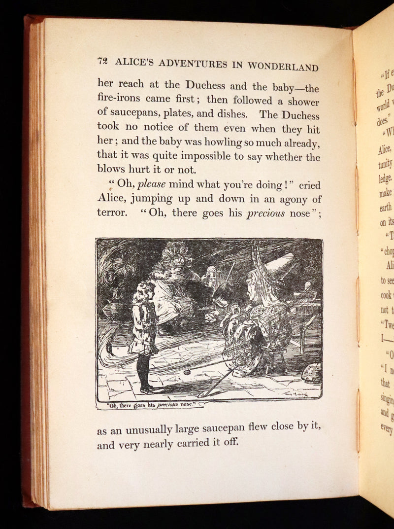 1907 Scarce Edition - ALICE's Adventures in Wonderland illustrated by Thomas Maybank.
