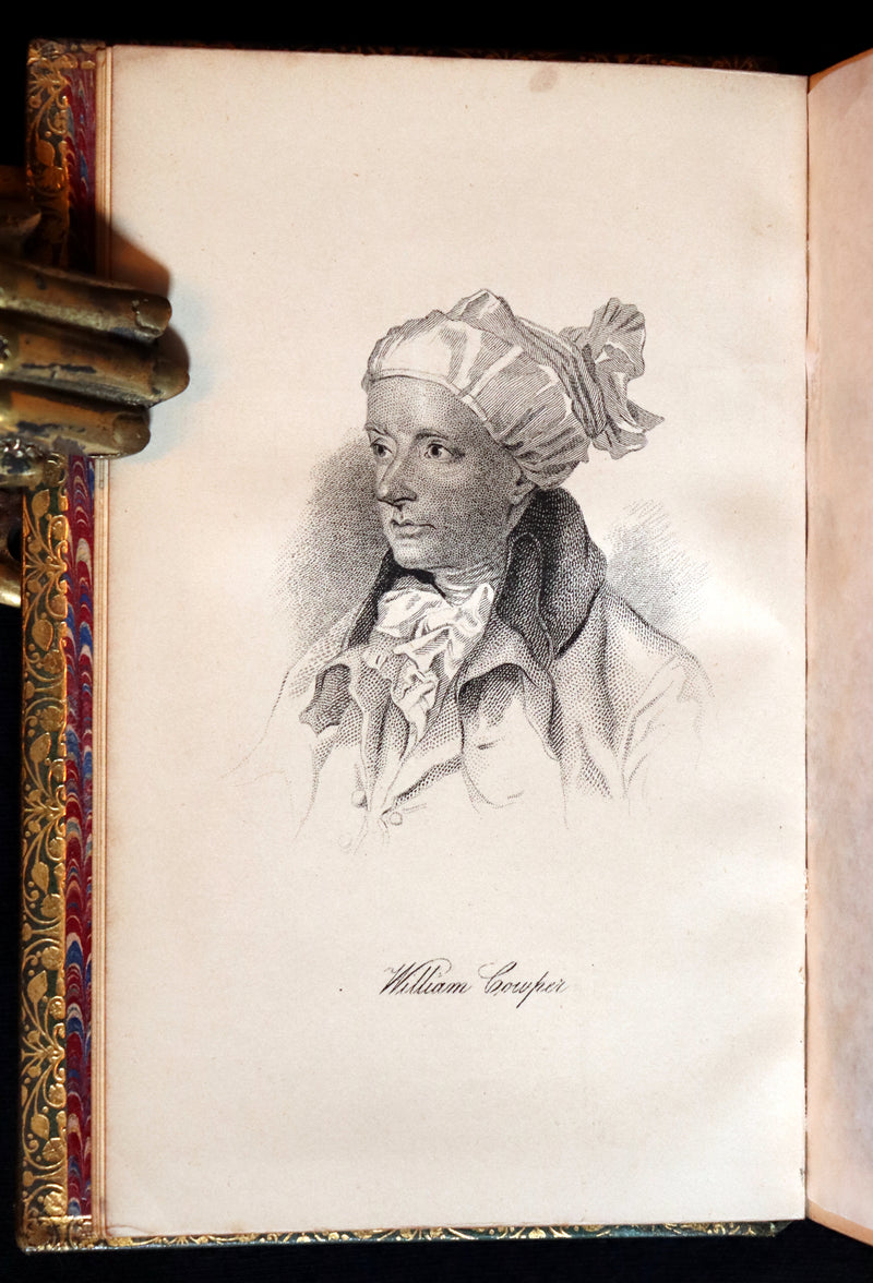 1877 Rare Book - The Poetical Works of William Cowper illustrated by Hugh Cameron.