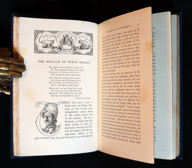 1897 Rare Book - The Second Jungle Book by Rudyard Kipling.