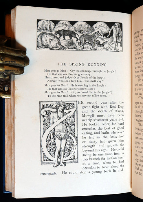 1897 Rare Book - The Second Jungle Book by Rudyard Kipling.