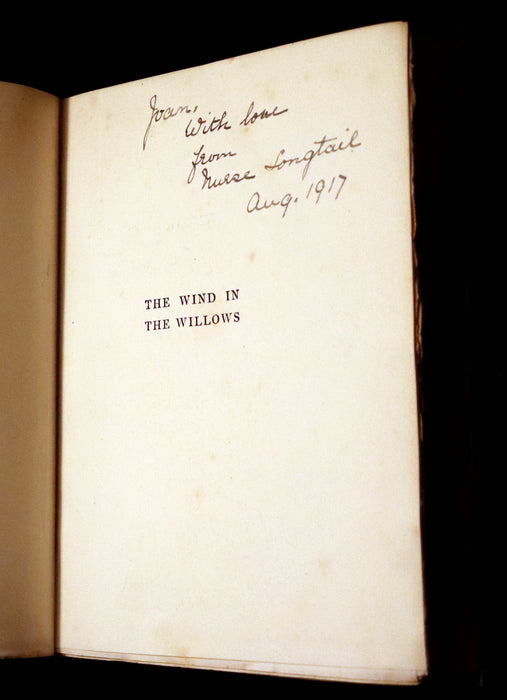 1913 First Edition by Paul BRANSOM - The WIND IN THE WILLOWS by Kenneth Grahame.