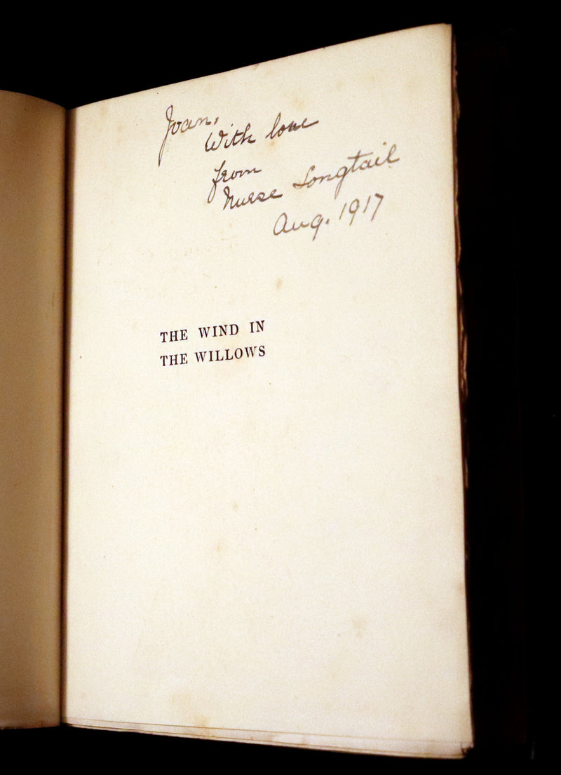 1913 First Edition illustrated by Paul BRANSOM - The WIND IN THE WILLOWS by K. Grahame.
