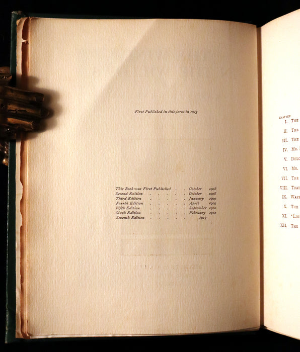 1913 First Edition by Paul BRANSOM - The WIND IN THE WILLOWS by Kenneth Grahame.