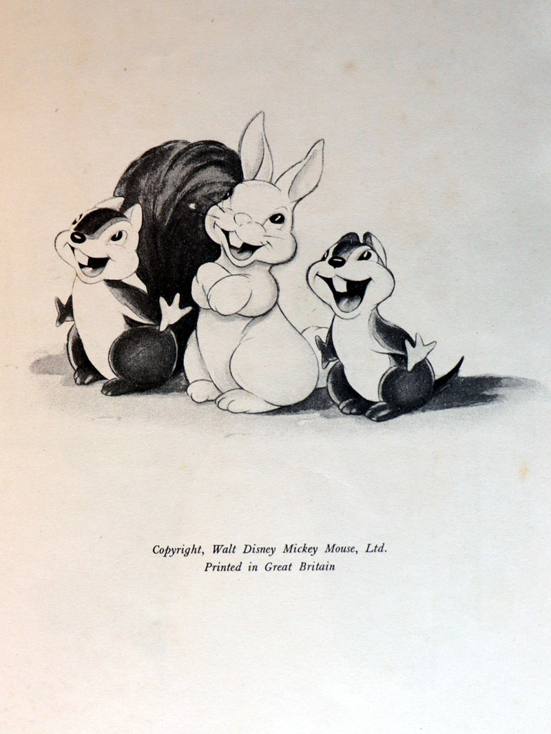 1938 Rare First UK Edition - Walt Disney SNOW WHITE and the Seven Dwarfs. Adapted from Grimm's Fairy Tales.