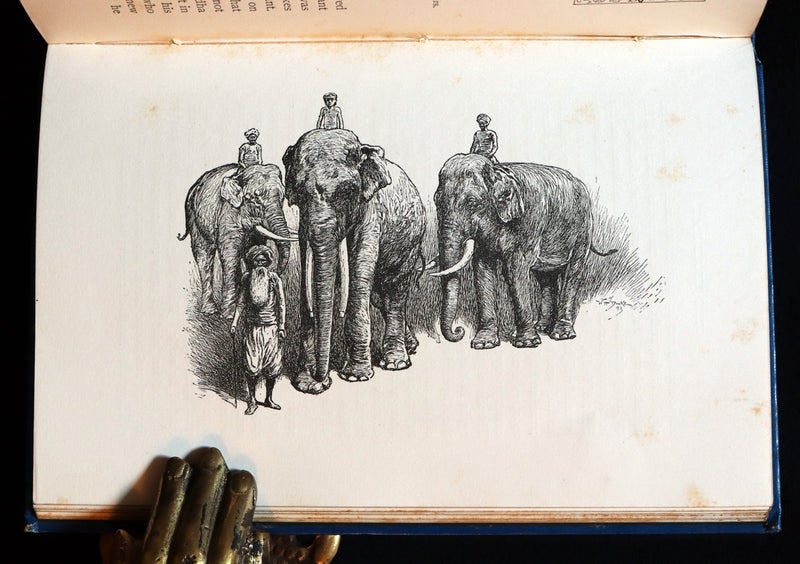 1898 Rare Book - The Jungle Book by Rudyard Kipling. Illustrated.