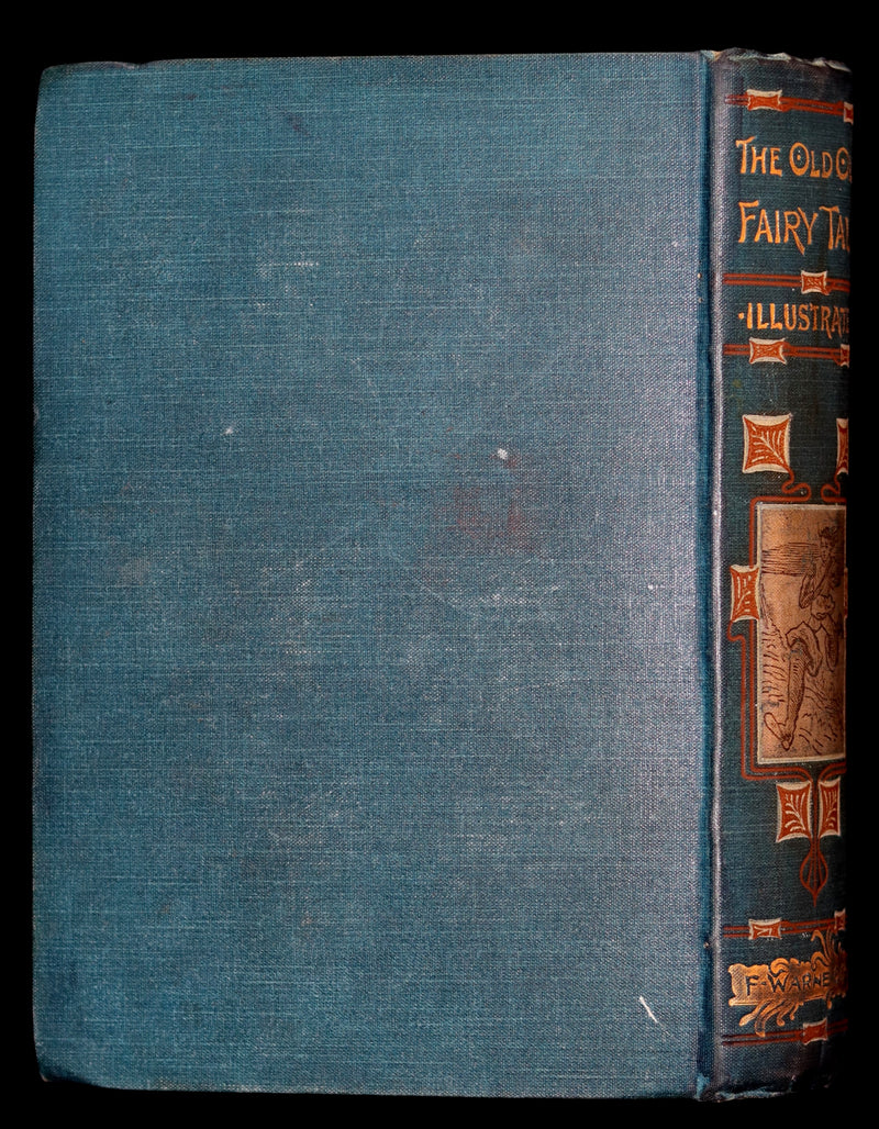 1890 Rare Victorian Book - The OLD OLD FAIRY TALES by Mrs Valentine. Illustrated.