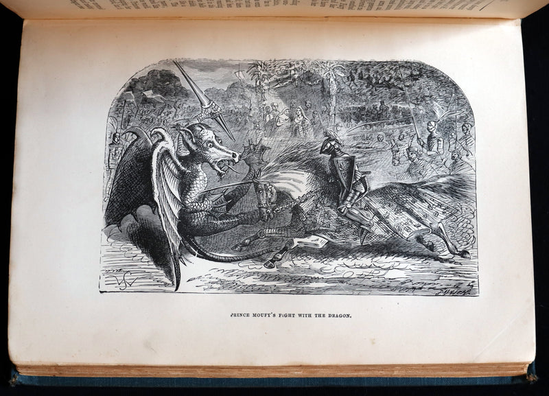 1890 Rare Victorian Book - The OLD OLD FAIRY TALES by Mrs Valentine. Illustrated.