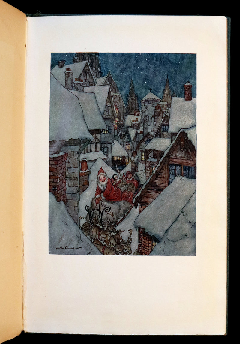 1931 Rare First US Edition - The NIGHT Before CHRISTMAS illustrated by Arthur Rackham.
