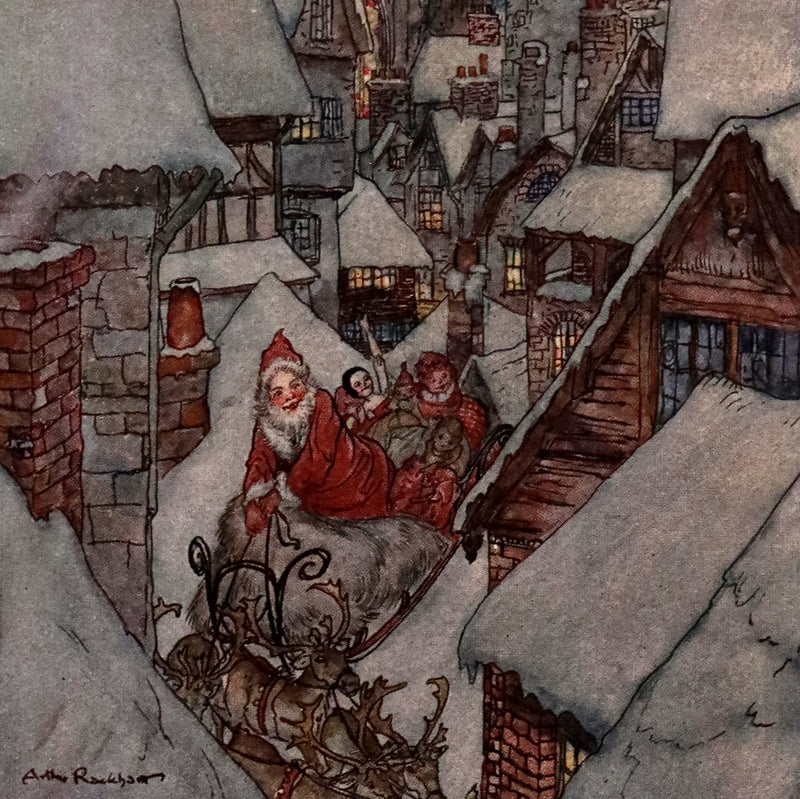 1931 Rare First US Edition - The NIGHT Before CHRISTMAS illustrated by Arthur Rackham.