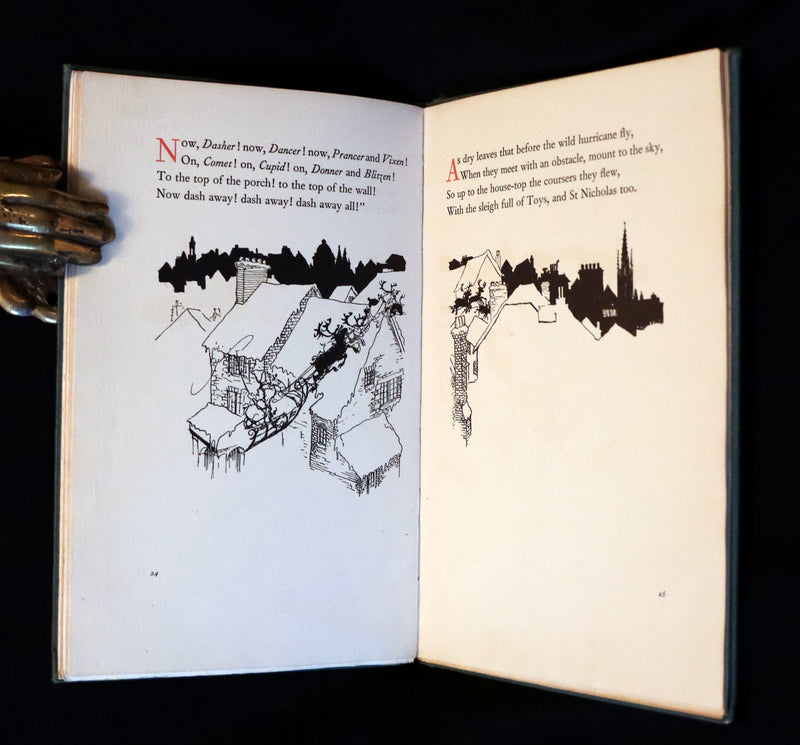 1931 Rare First US Edition - The NIGHT Before CHRISTMAS illustrated by Arthur Rackham.
