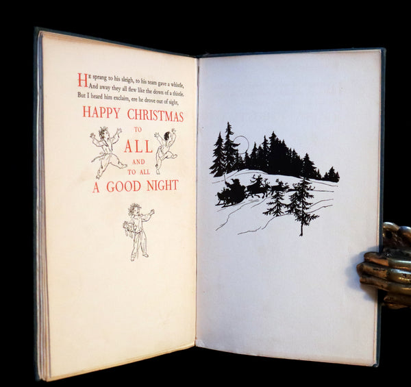 1931 Rare First US Edition - The NIGHT Before CHRISTMAS illustrated by Arthur Rackham.