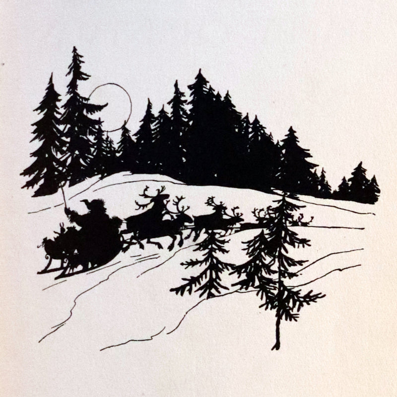 1931 Rare First US Edition - The NIGHT Before CHRISTMAS illustrated by Arthur Rackham.