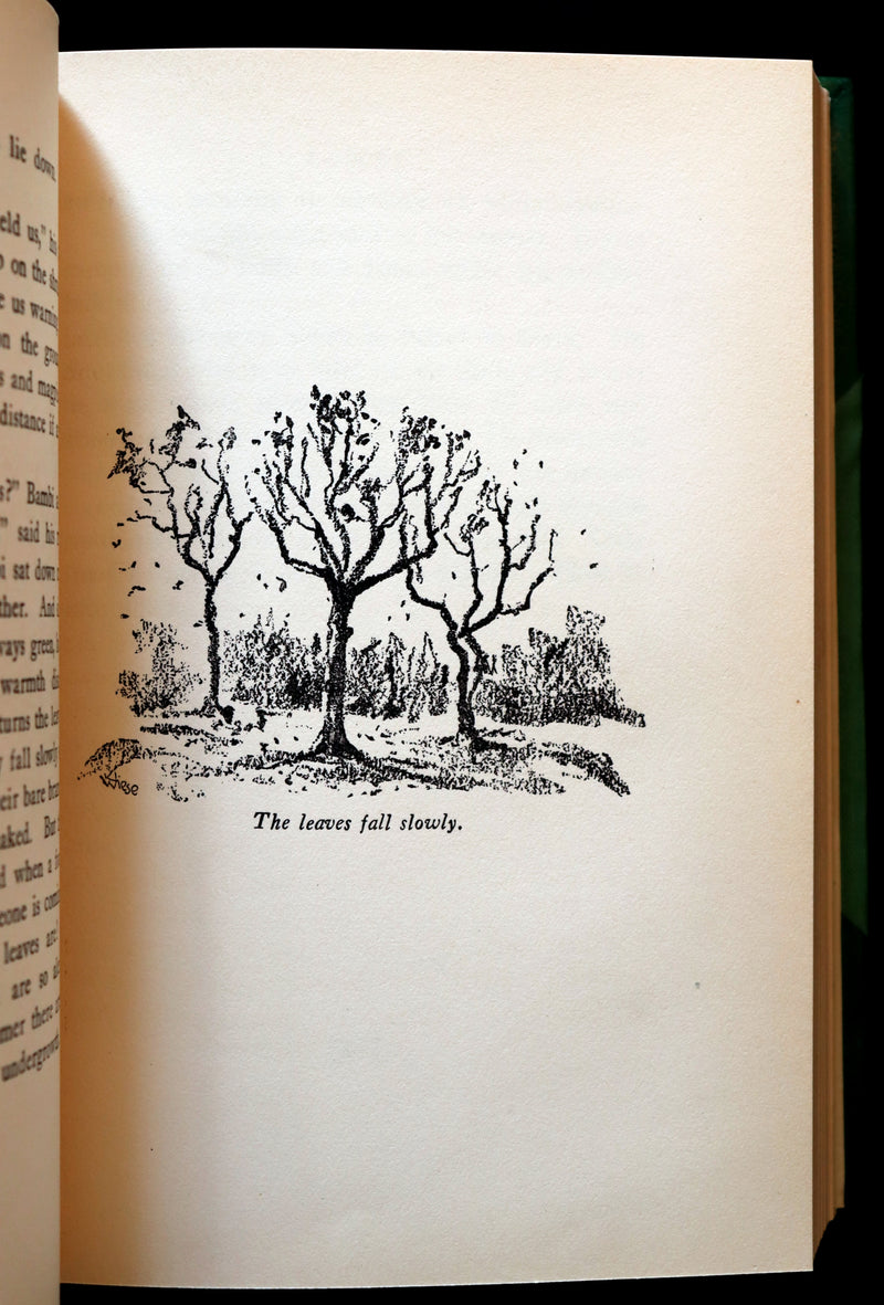 1928 Rare First Edition - BAMBI a Life in the Woods by Felix Salten in a Nice Binding.