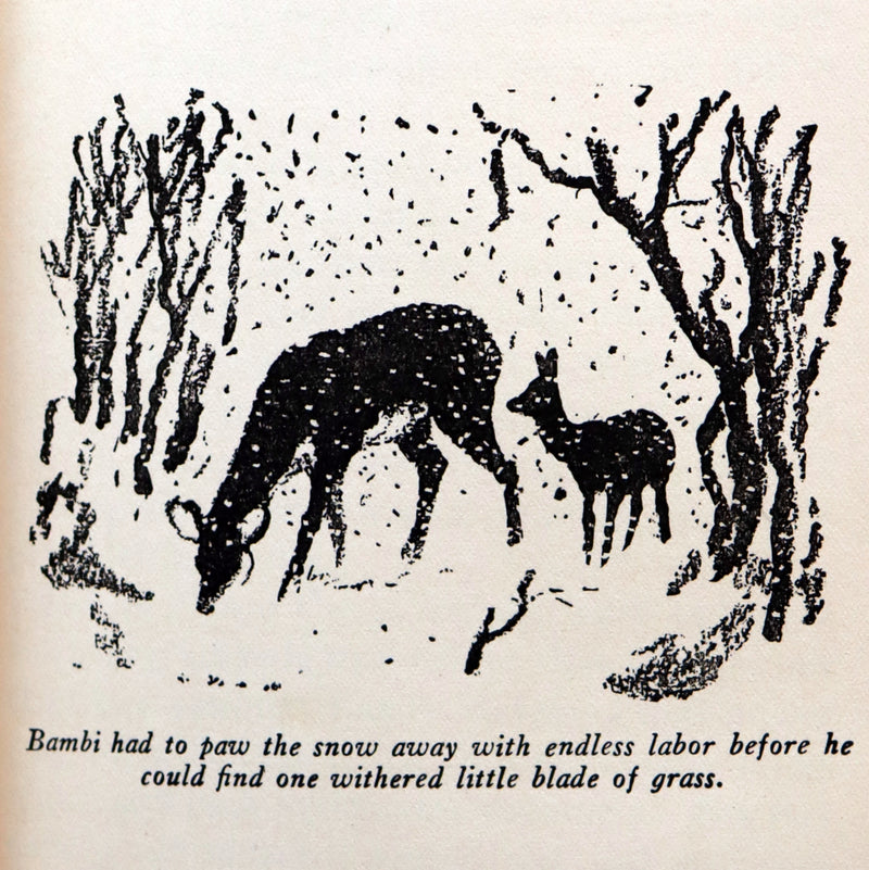 1928 Rare First Edition - BAMBI a Life in the Woods by Felix Salten in a Nice Binding.