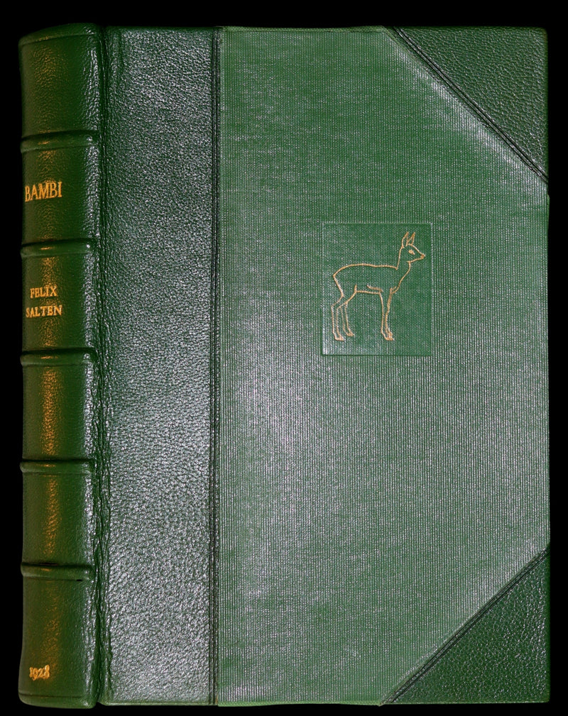 1928 Rare First Edition - BAMBI a Life in the Woods by Felix Salten in a Nice Binding.