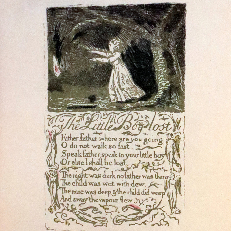 1926 Rare Portfolio - Songs of Innocence written & illustrated by William BLAKE.